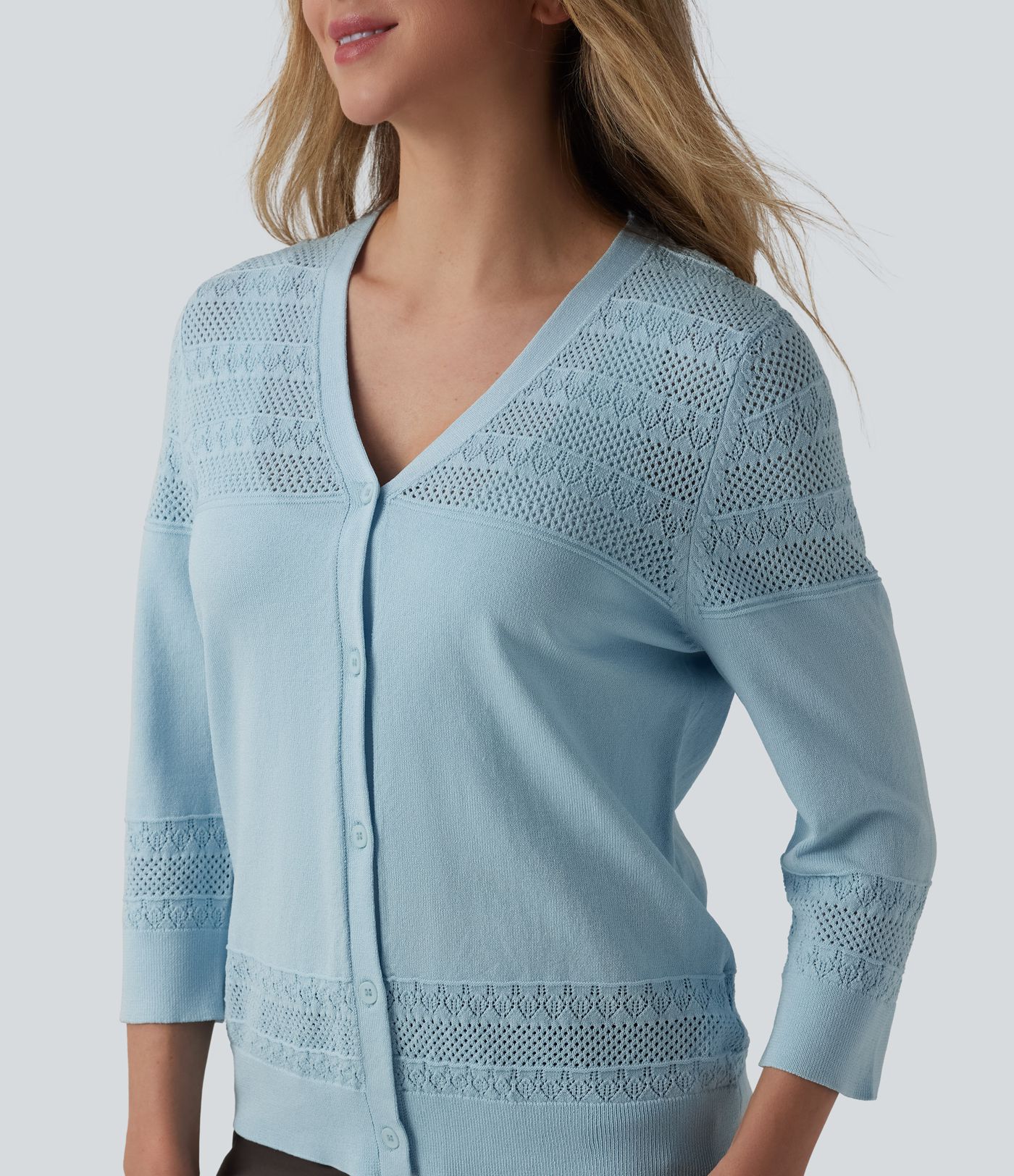 Gilet de travail col V boutonnage crochet