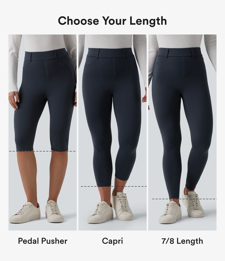 Halara UltraSculpt™ High Waisted Capri Casual Leggings with Pockets