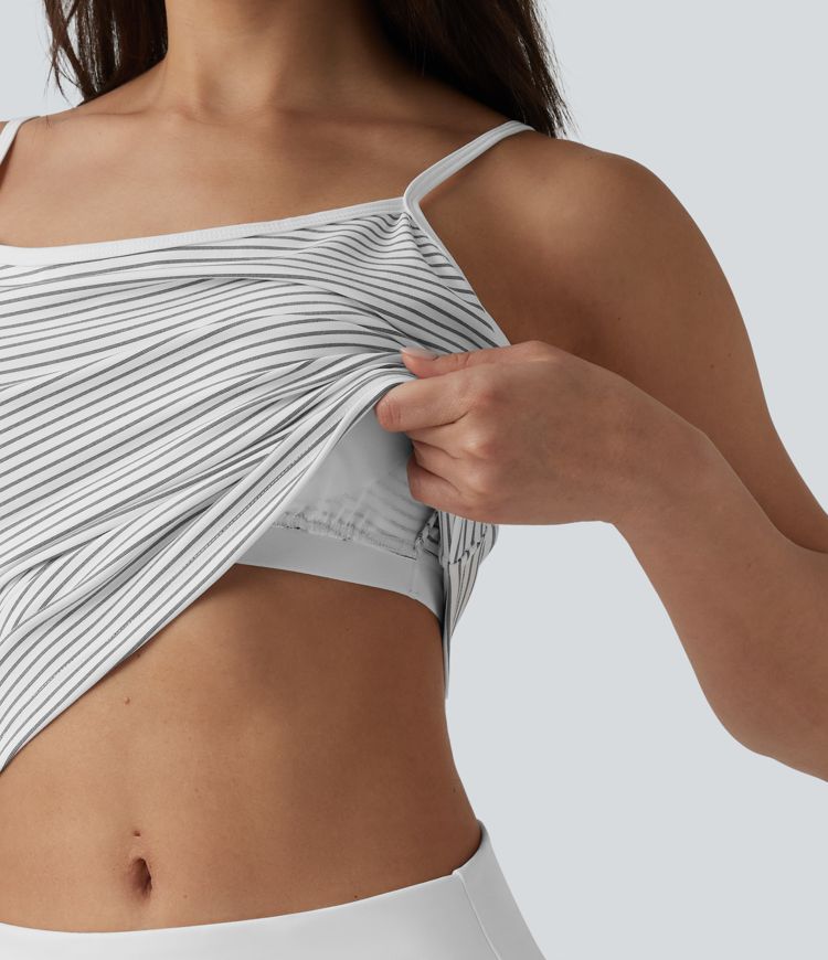 Canotta casual a righe