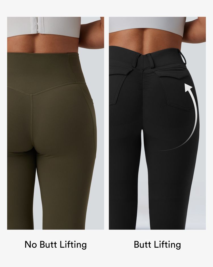 Halara UltraSculpt™ - High-waisted workout leggings with side pockets and tummy control - Butt lift