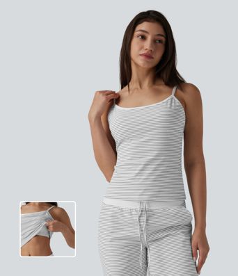 Canotta casual a righe