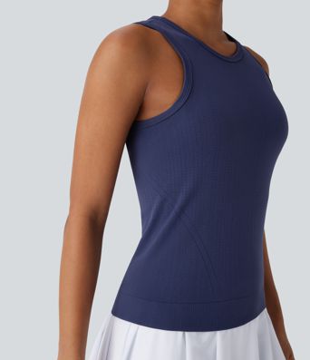 Débardeur de sport sans coutures Flow ajouré