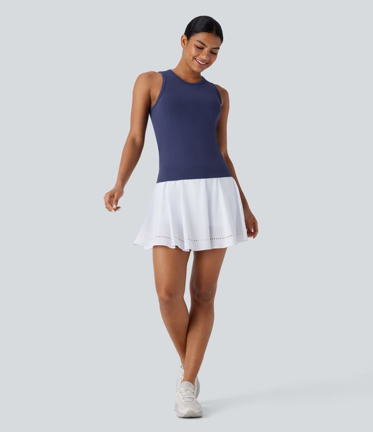 Débardeur de sport sans coutures Flow ajouré