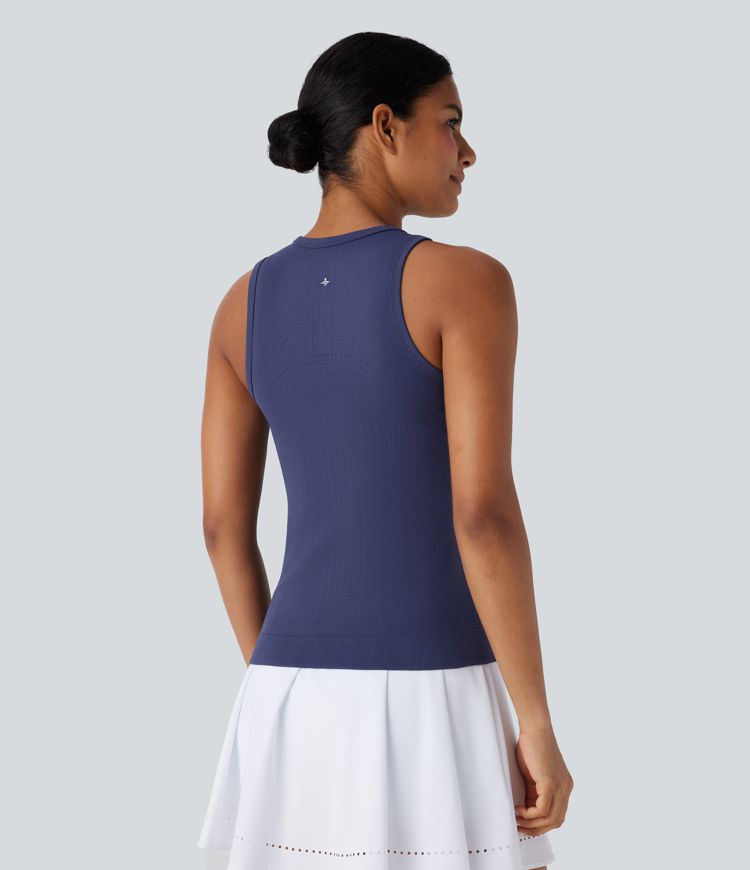 Débardeur de sport sans coutures Flow ajouré