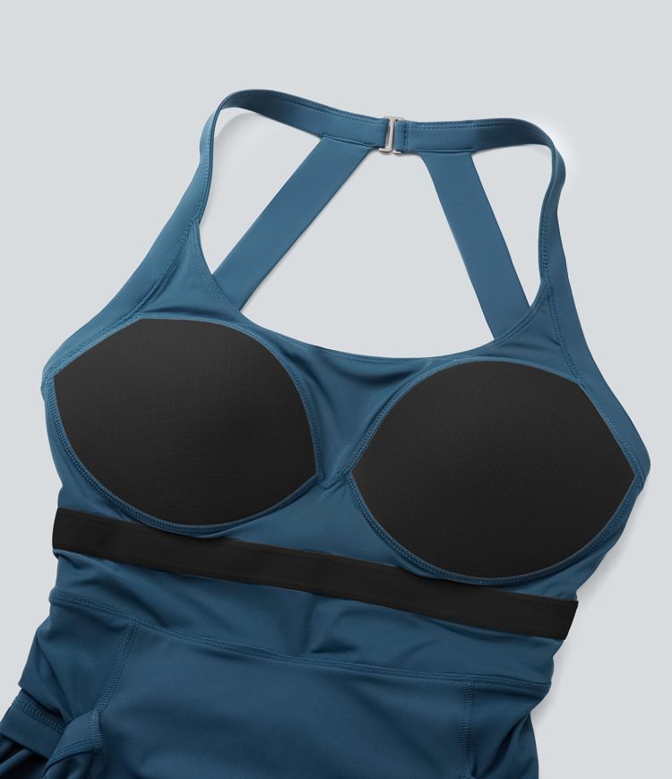 Vestido deportivo de baile SoftlyZero™ Airy con copas moldeadas y tacto fresco edición Easy Peezy en copas D-F