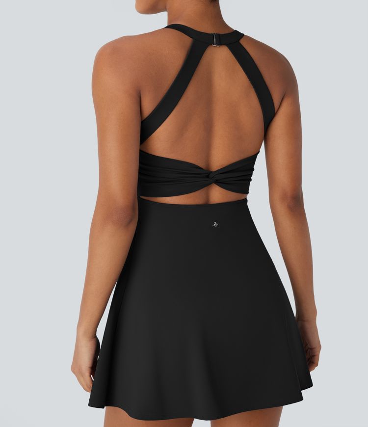 SoftlyZero™ Airy Molded Cups Cool Touch Dance Active Dress-Easy Peezy Edition D-F Cups