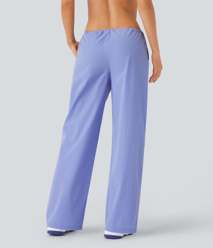 Water Repellent Wear-Resistant Low Rise Pocket Straight Leg Yoga Pants