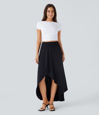 Slash Neck Short Sleeve Ruched Cropped Casual Baby Tee Slash Neck Short Sleeve Ruched Cropped Casual Baby Tee