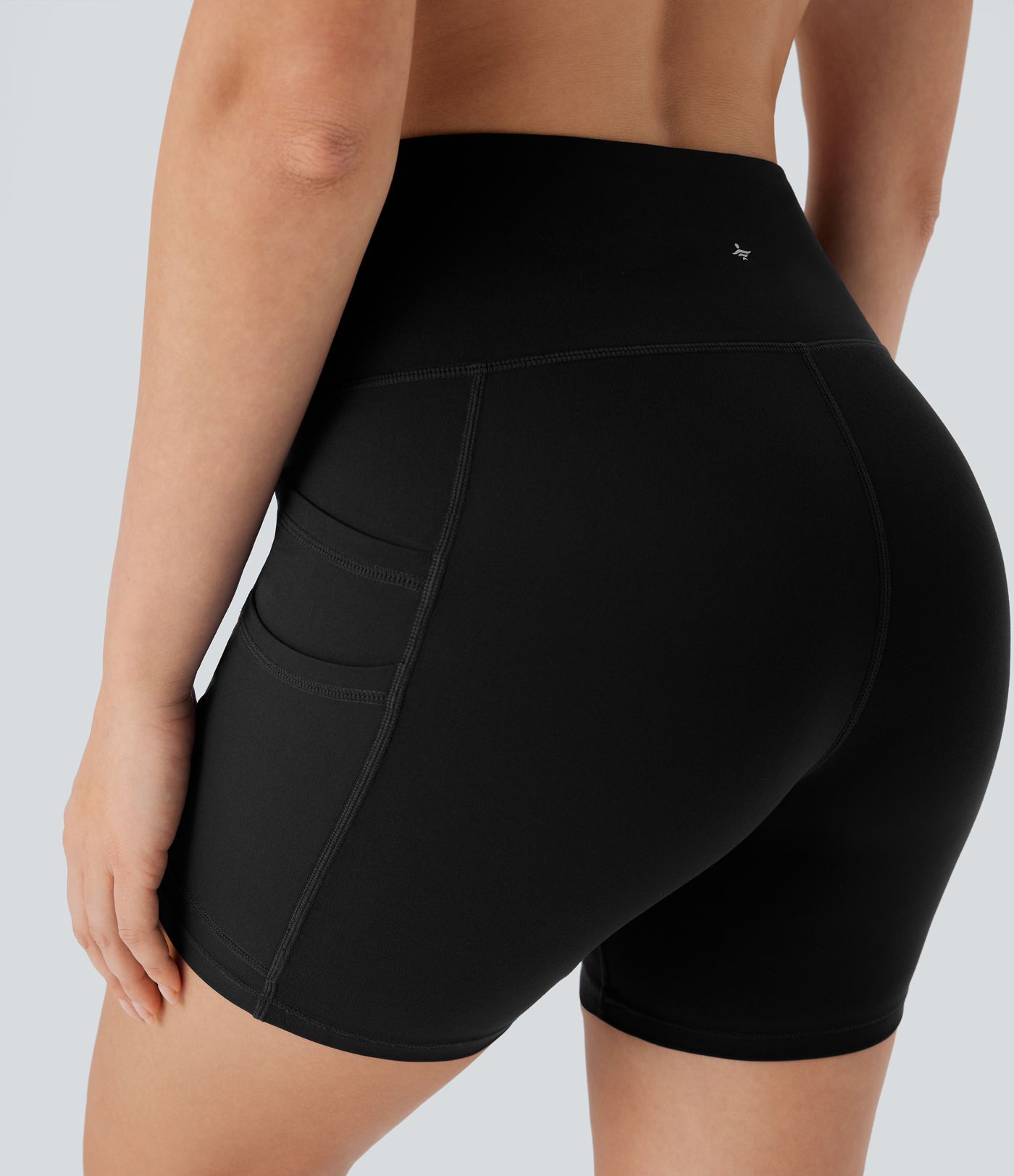 Softlyzero™ Yoga-Bikershorts mit hohem Bund und Doppeltaschen, 12,7cm