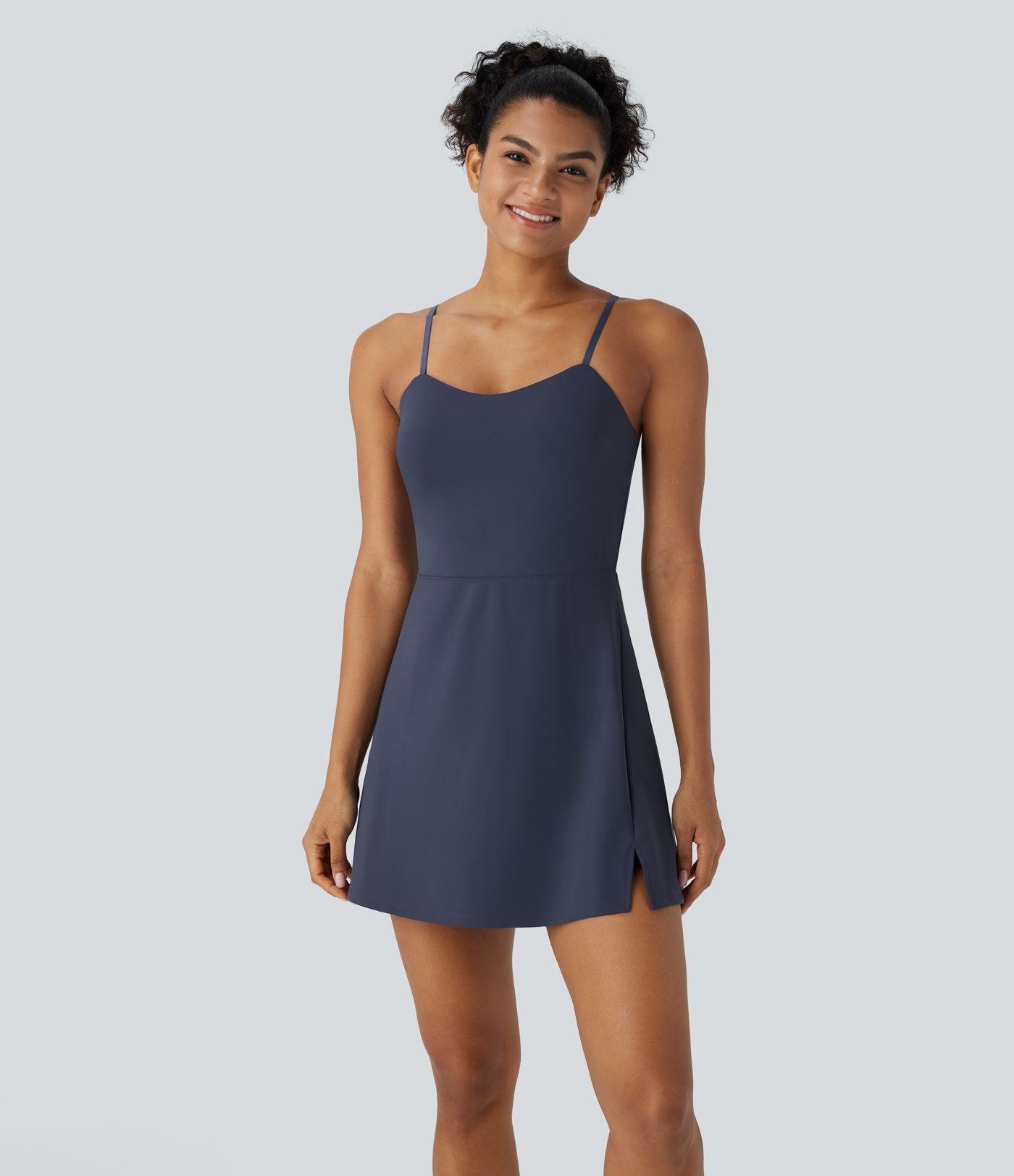 SoftlyZero™ Airy 2-in-1 Pocket Cool Touch Mini Dance Active Dress-Easy Peezy Edition