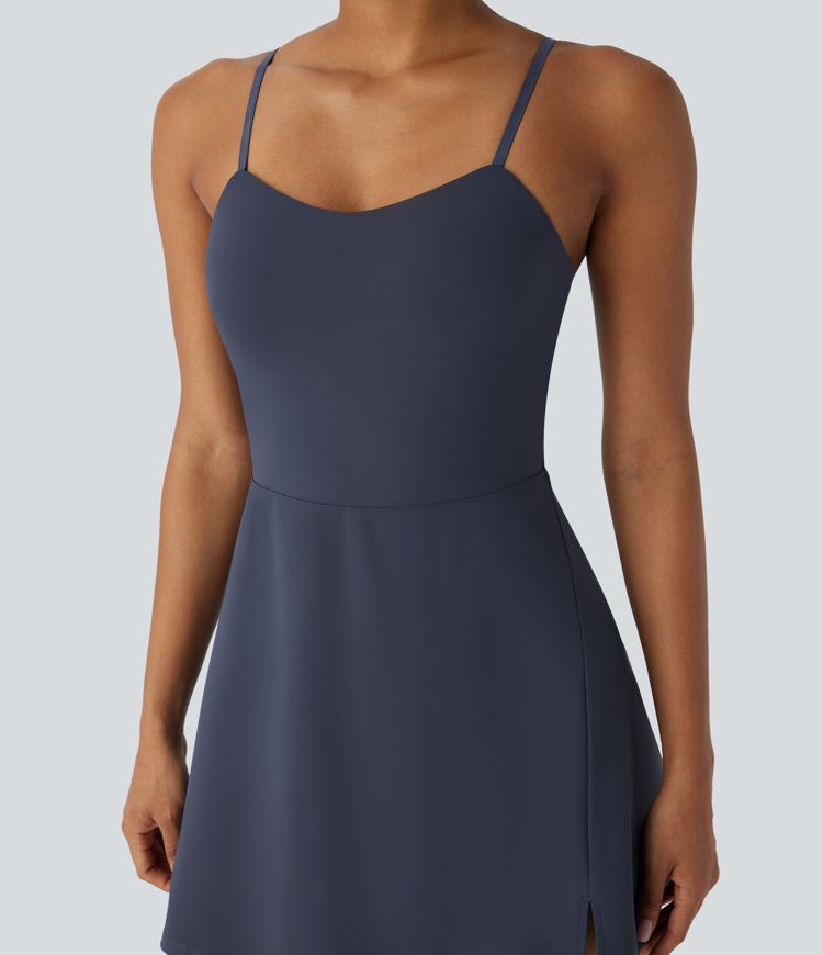 SoftlyZero™ Airy 2-in-1 Pocket Cool Touch Mini Dance Active Dress-Easy Peezy Edition