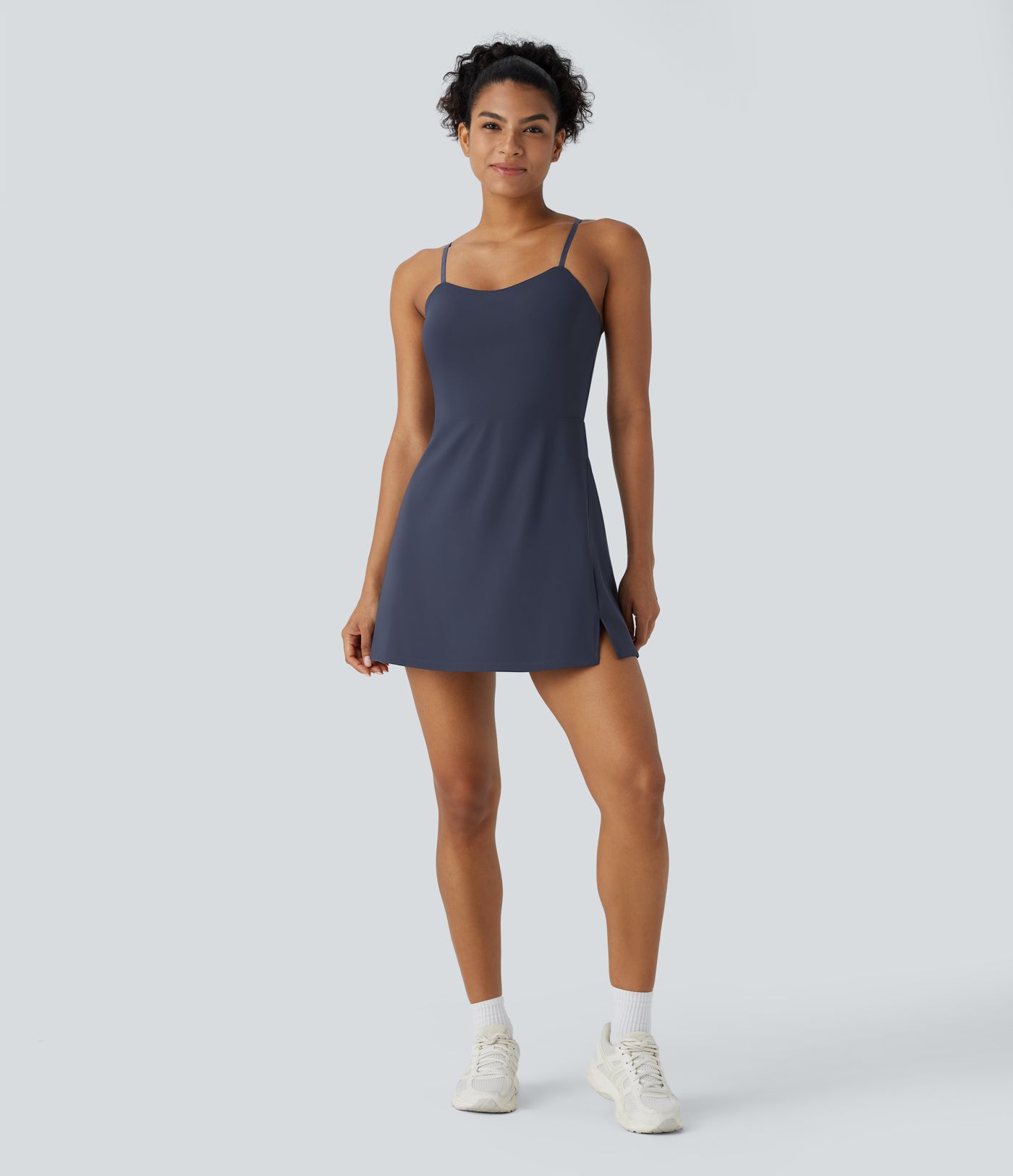 SoftlyZero™ Airy 2-in-1 Pocket Cool Touch Mini Dance Active Dress-Easy Peezy Edition