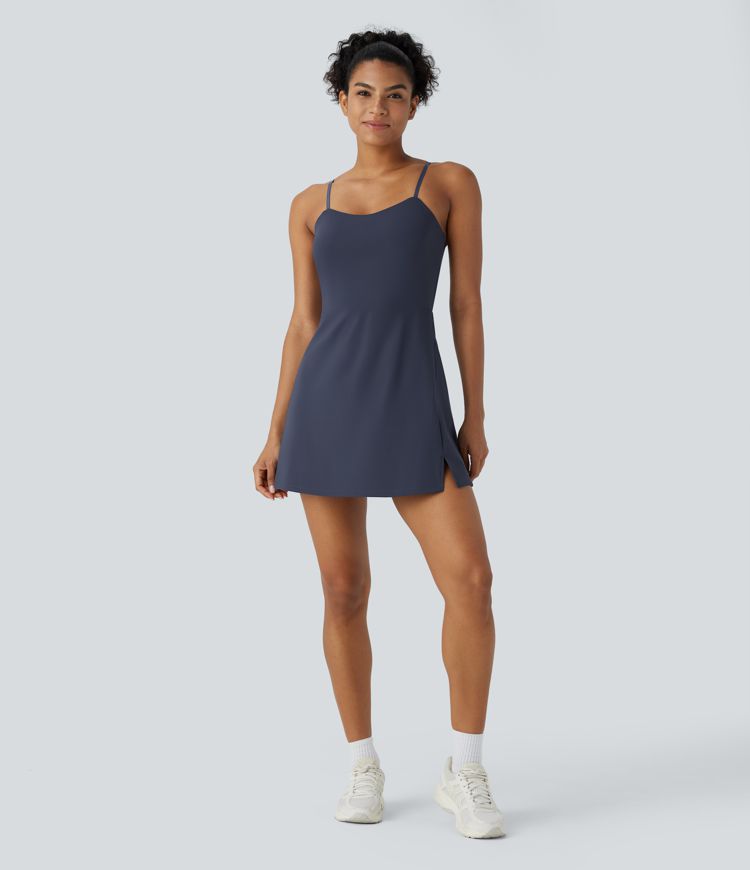 SoftlyZero™ Airy 2-in-1 Pocket Cool Touch Mini Dance Active Dress-Easy Peezy Edition