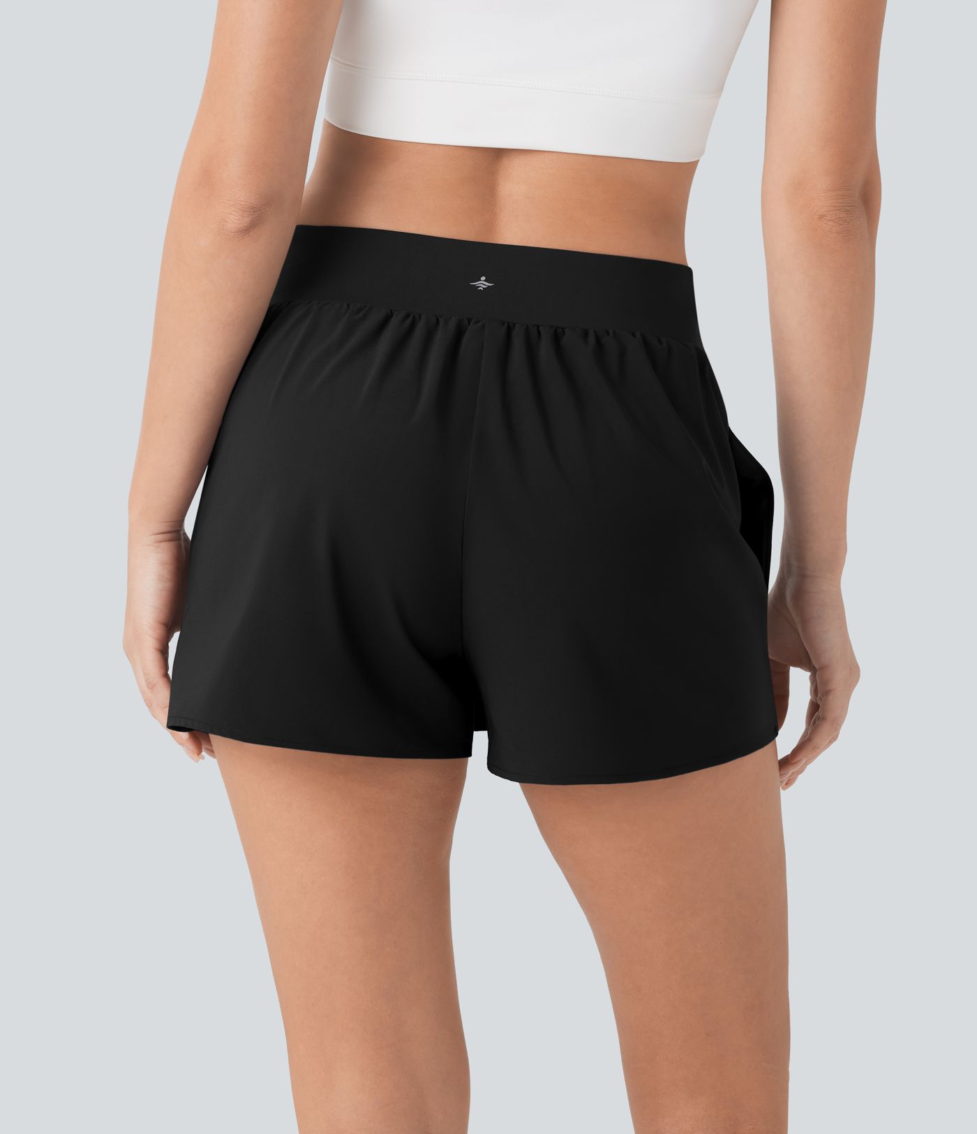 Pantalón corto Breezeful™ yoga secado rápido bolsillo lateral tiro medio