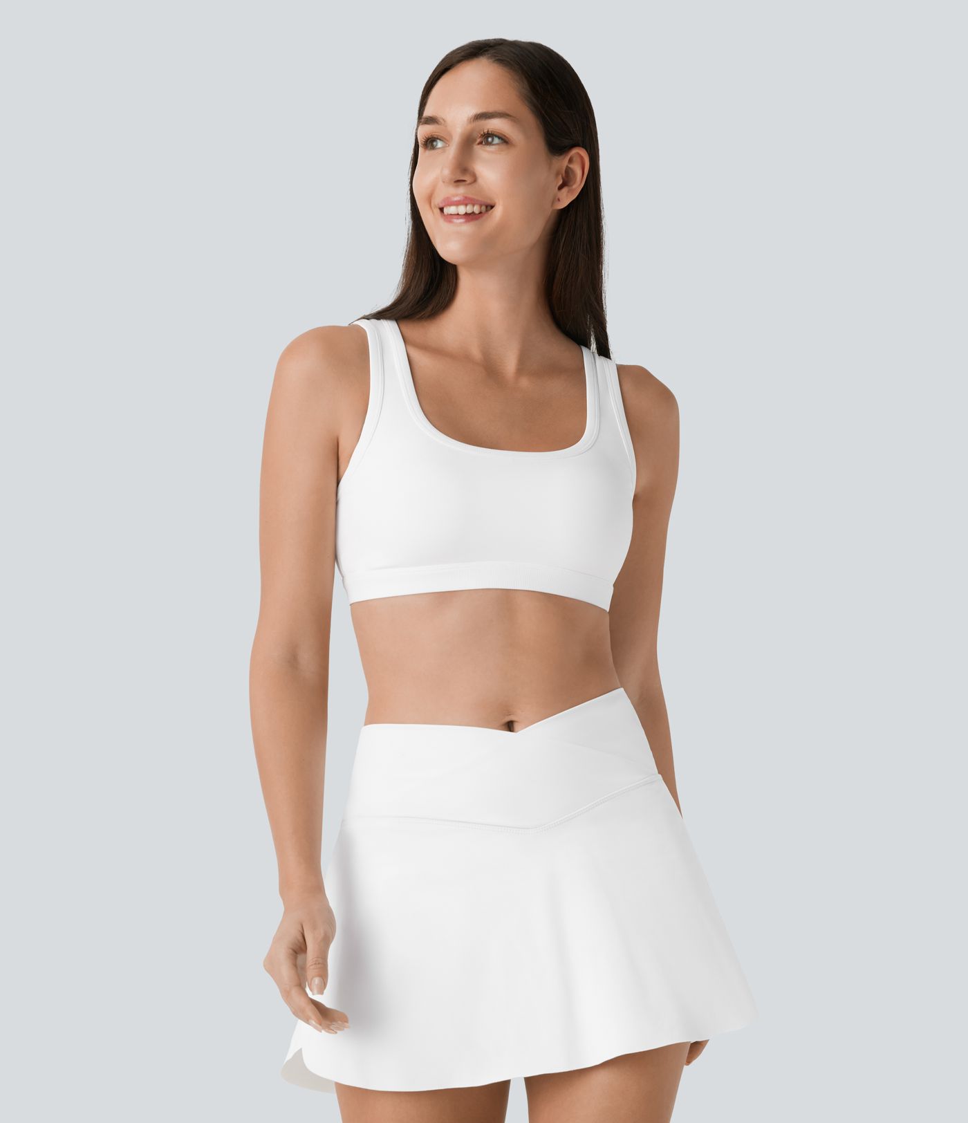 Softlyzero™ - Rückenfreier Yoga-Sport-BH mit U-Ausschnitt und geringem Support