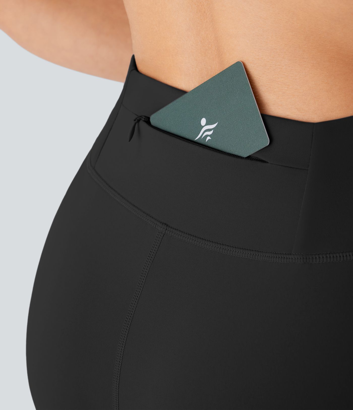 Softlyzero™ Airy Yoga-Shorts mit hohem Bund, Cool-Touch und mehreren Taschen - 17,8cm