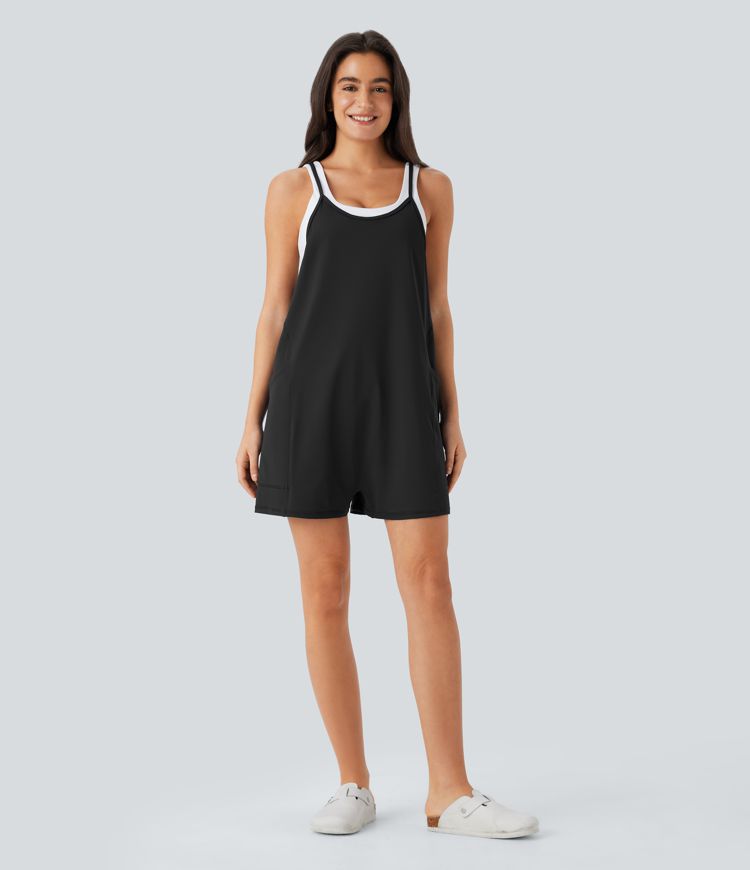Pockets Casual Jumpsuit Pockets Casual Jumpsuit