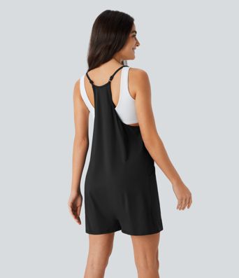 Pockets Casual Jumpsuit Pockets Casual Jumpsuit