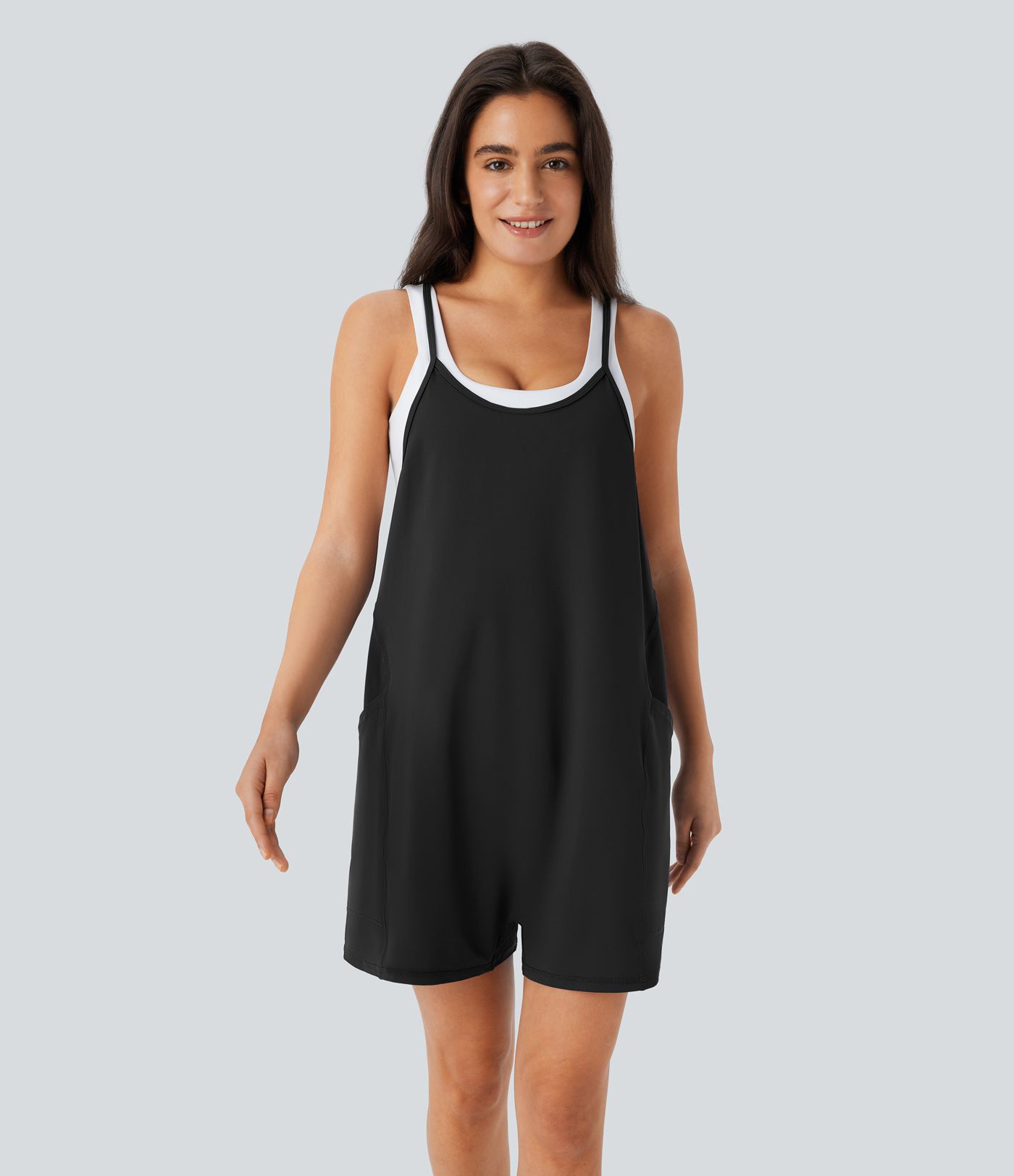 Pockets Casual Jumpsuit Pockets Casual Jumpsuit