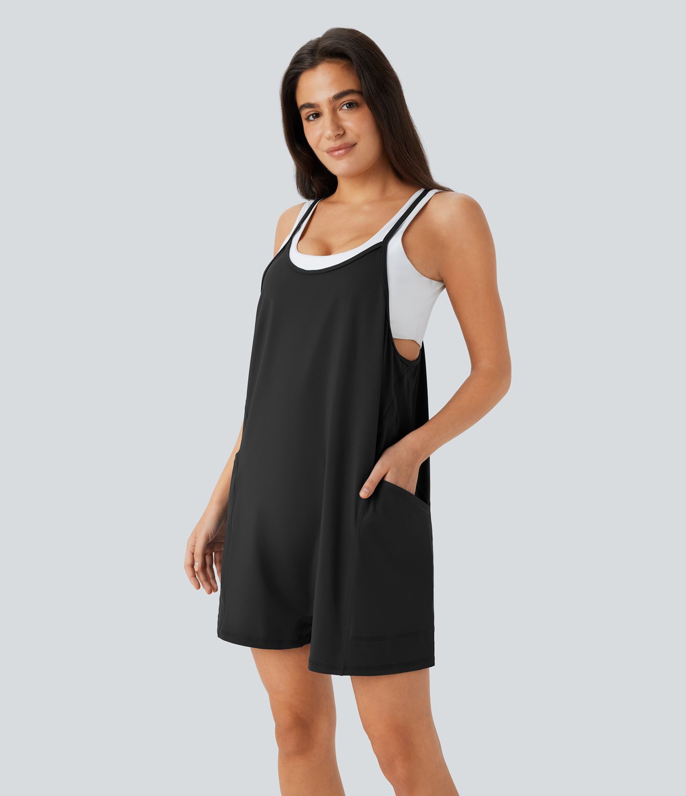 Pockets Casual Jumpsuit Pockets Casual Jumpsuit