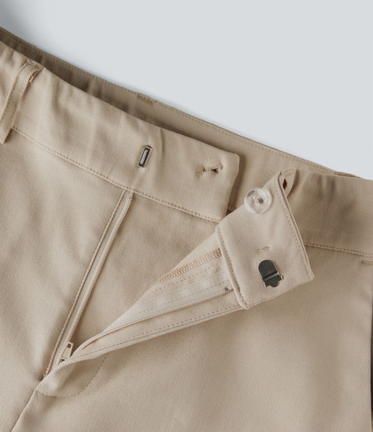 High Waisted Pocket Ankle Length Work Flare Pants