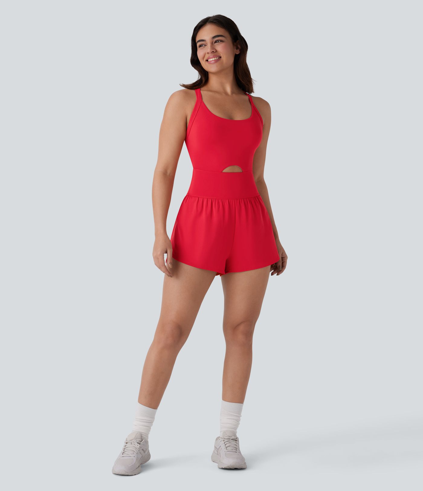 SoftlyZero™ QuickDry  Tummy Control 2-in-1 Pocket Yoga Jumpsuit