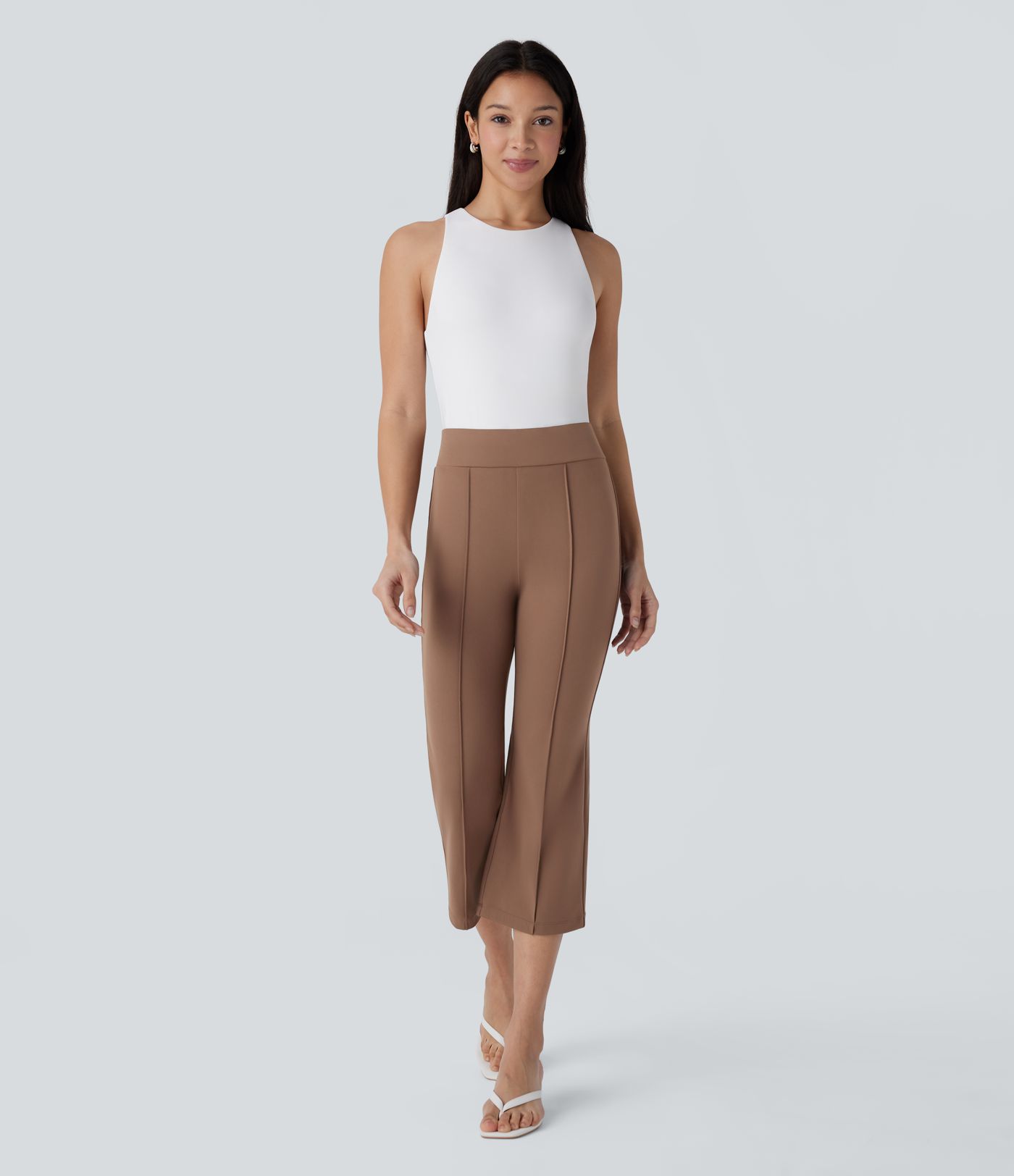 Pantalon bootcut capri taille mi-haute DayStretch