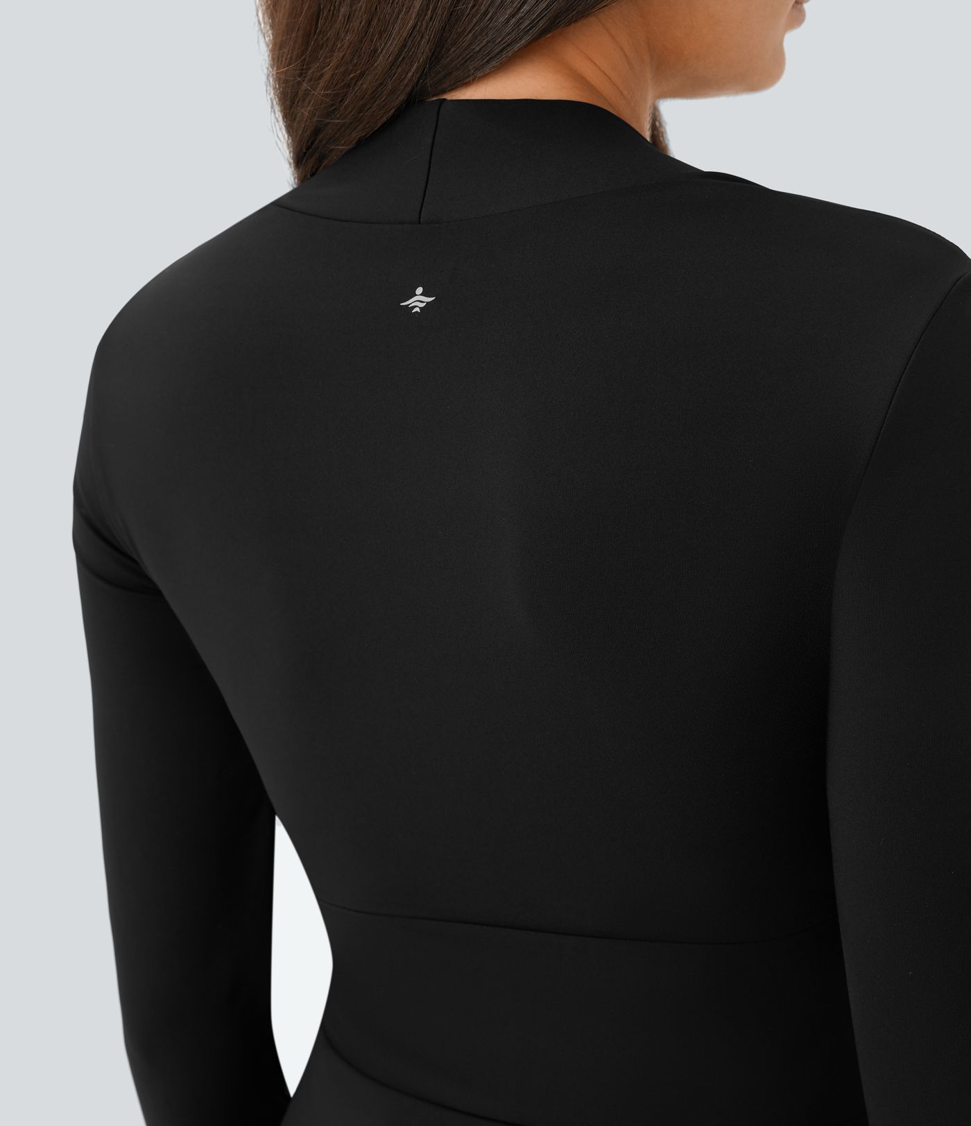 Vestido mini Softlyzero™ Airy pickleball manga larga abertura pulgar bolsillo lateral 2 en 1 acampanado tacto frío