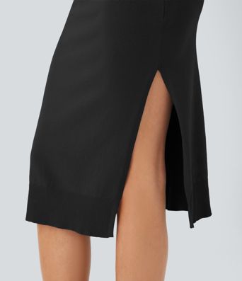 Off Shoulder Short Sleeve Midi Slim Casual Sweater Dress