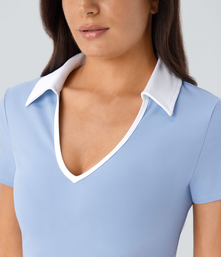 Women's SoftlyZero™ QuickDry Color Block Cropped Tennis