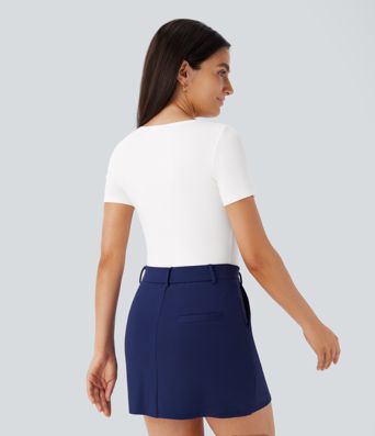 U-Ausschnitt Kurzarm Body Slim Fit Arbeitskleidung