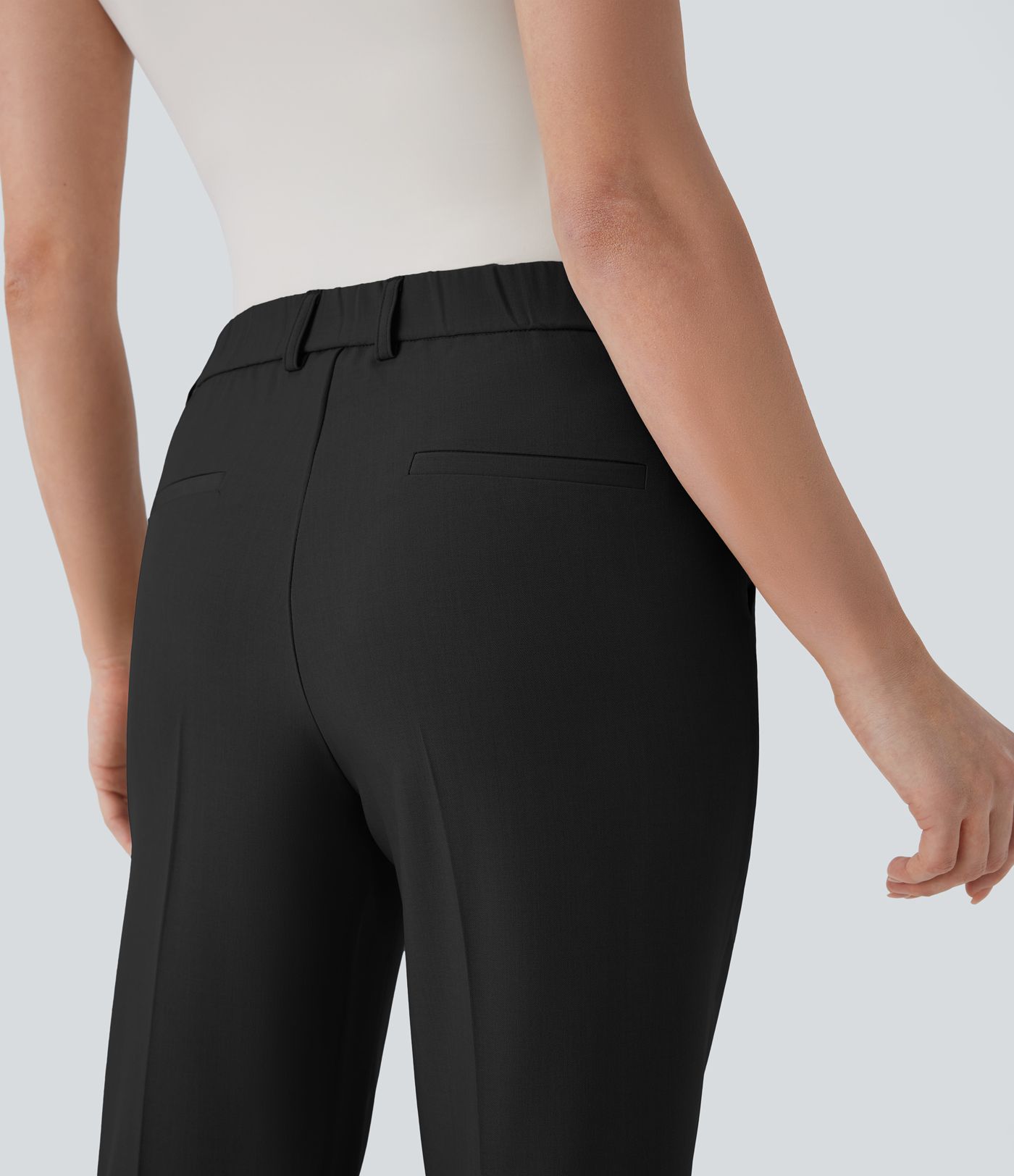 Mittlere Taille Taschen Capri Arbeitshose