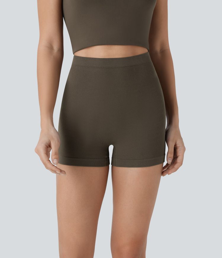 Seamless Flow Smooth Low Rise Lounge Shorts
