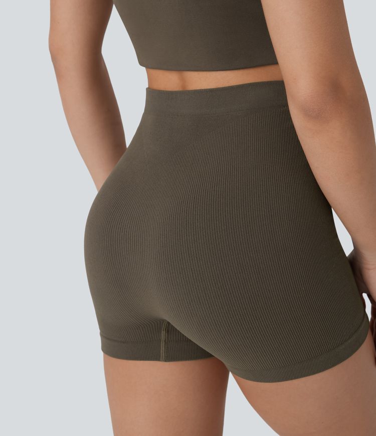 Seamless Flow Smooth Low Rise Lounge Shorts