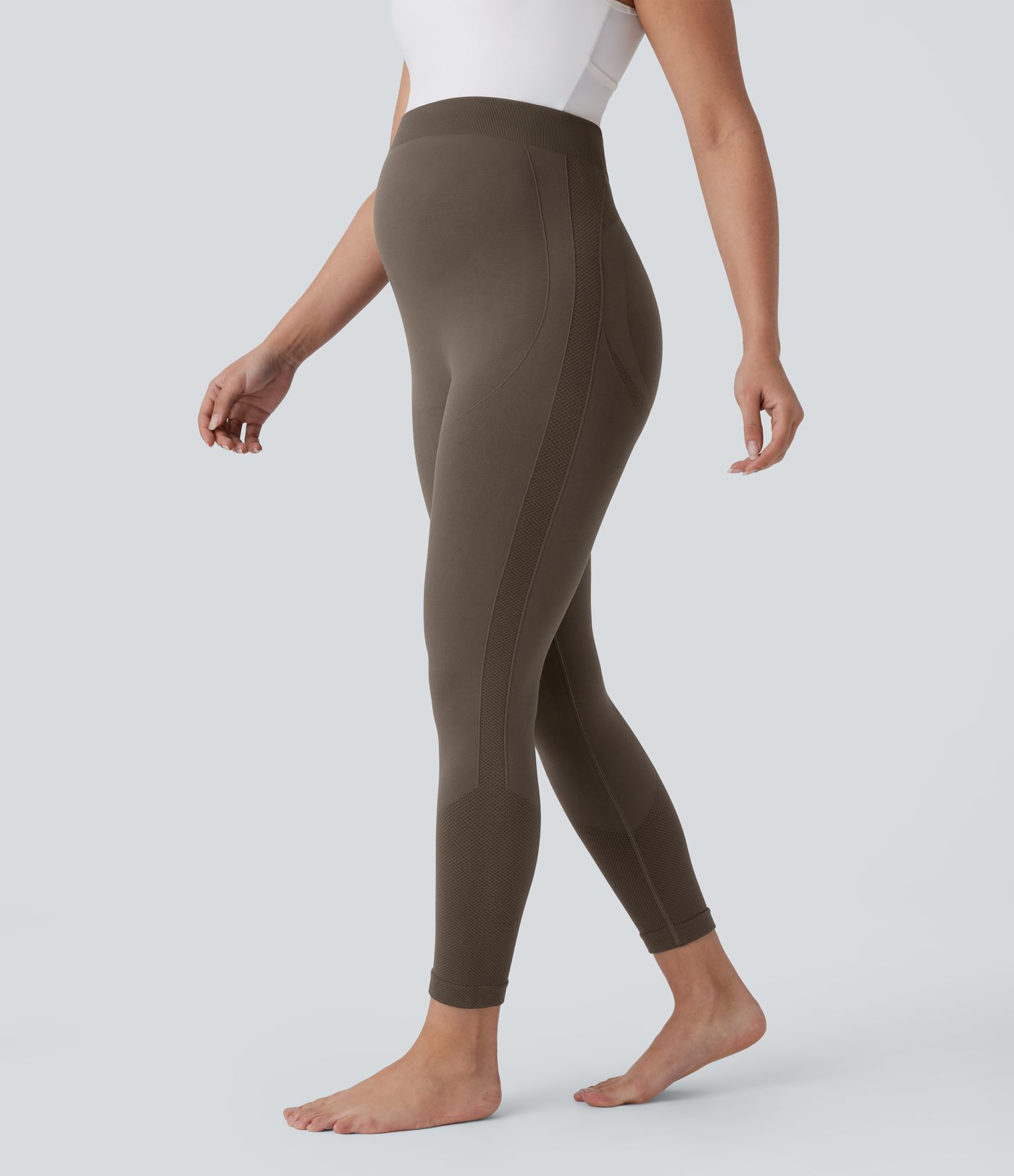 OneForm - 7/8-Schwangerschafts-Yoga-Leggings mit superhohem Bund und nahtlosem Flow