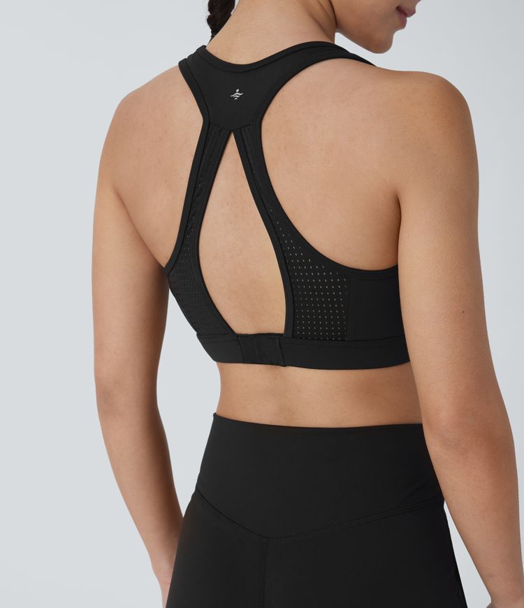 Brassière de Sport Running SpeedWave™ à Dos Nu et Dos Nageur, Perforée, à Séchage Rapide et Maintien Moyen
