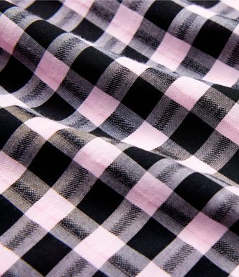 High Waisted Pocket Wide Leg Plaid Casual Pants