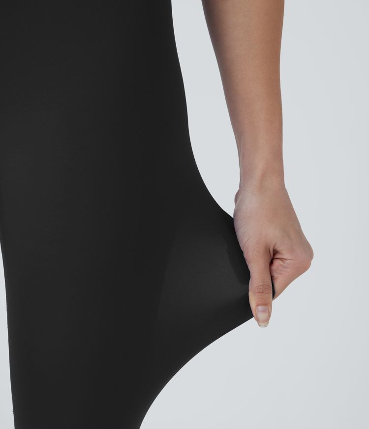 SoftlyZero™ Airy High Waisted Pocket 2-in-1 Cool Touch Flare Yoga Skirt with Capri Leggings