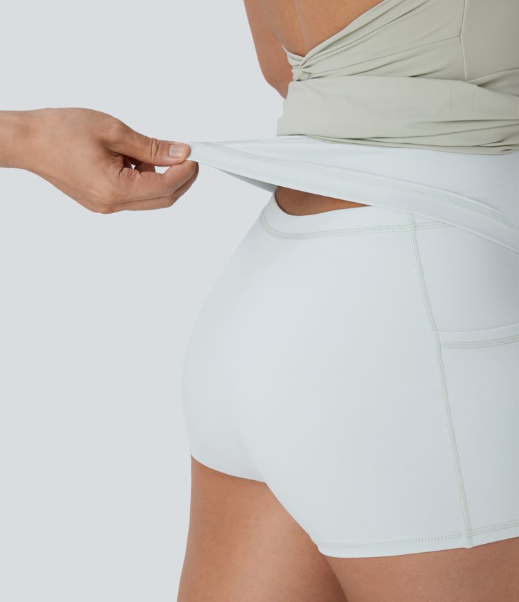 Plissiertes, rückenfreies Minikleid mit Cool-Touch - Easy Peezy Edition, schnelltrocknend