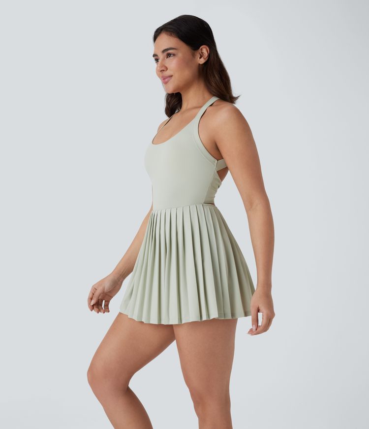 Plissiertes, rückenfreies Minikleid mit Cool-Touch - Easy Peezy Edition, schnelltrocknend