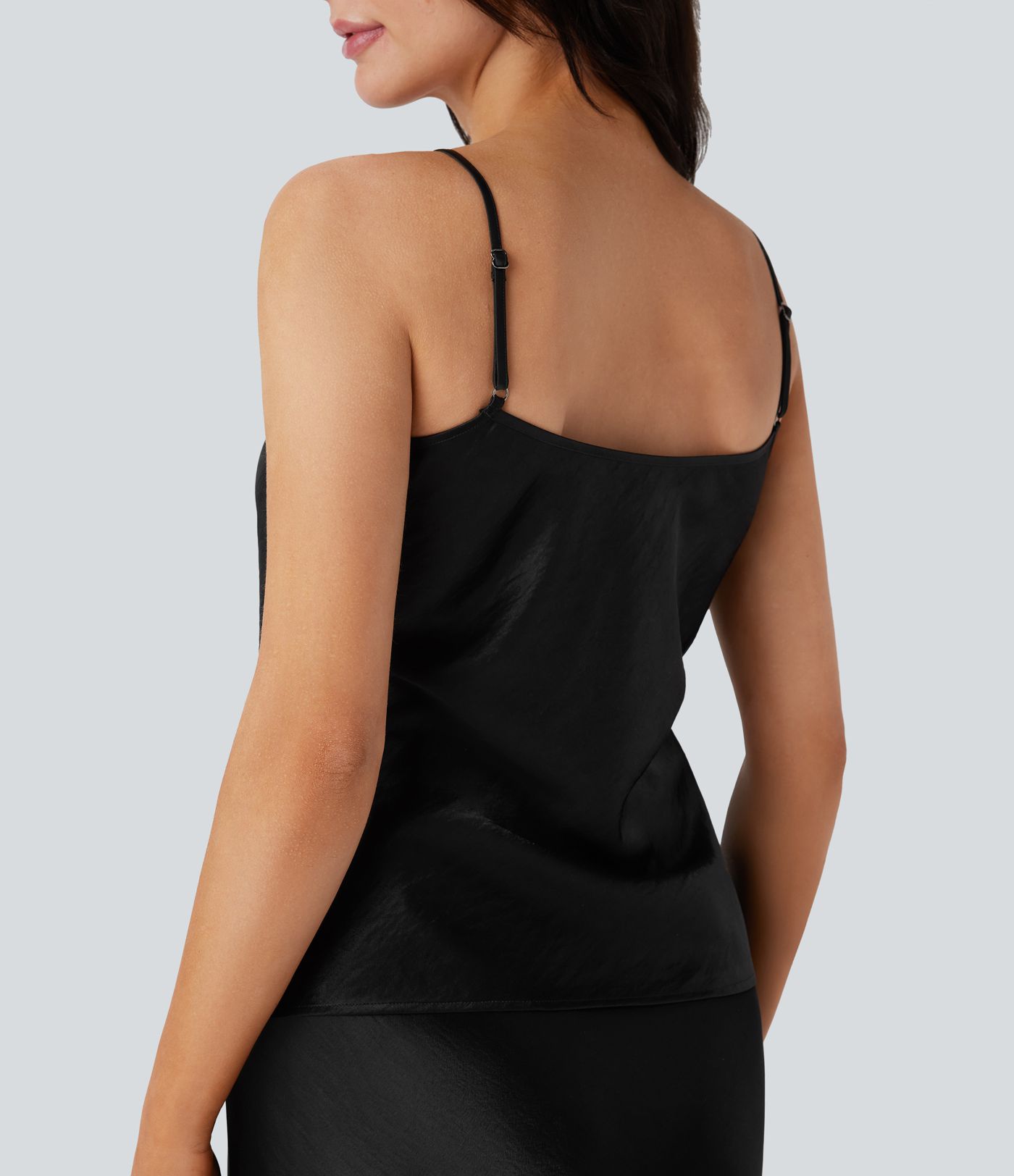 Camisole-Top aus Satin mit verstellbaren Trägern