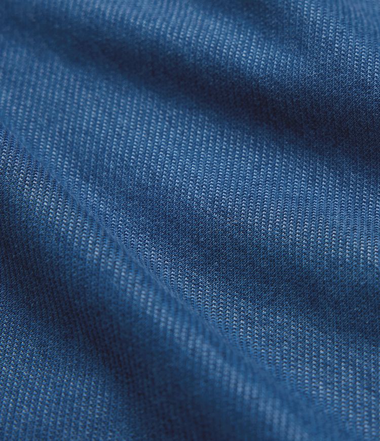 Vestido midi Halara Flex™ Denim acampanado mezclilla elástico cuello manga corta botón bolsillo lateral