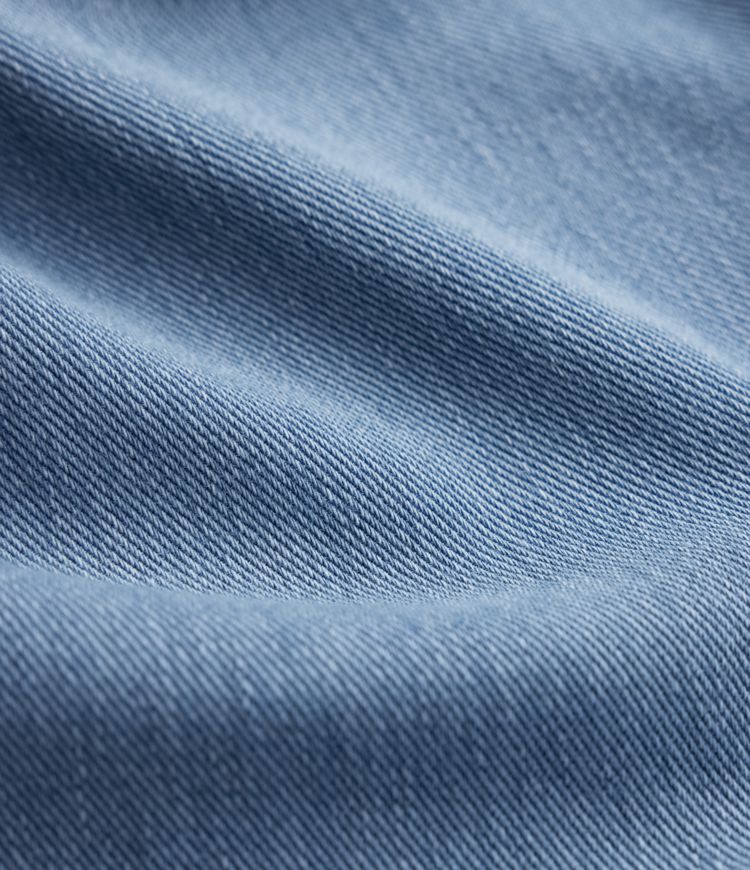 Vestido camisero denim Halara Flex™ casual de mezclilla elástica con dobladillo curvo y bolsillos