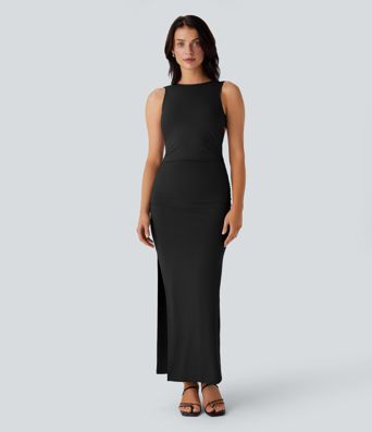 Sleeveless Slim Maxi Dress