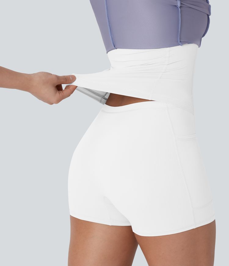 Patitoff™ Flow Pet Hair Resistant Bodycon Mini Yoga Active Dress-Easy Peezy Edition