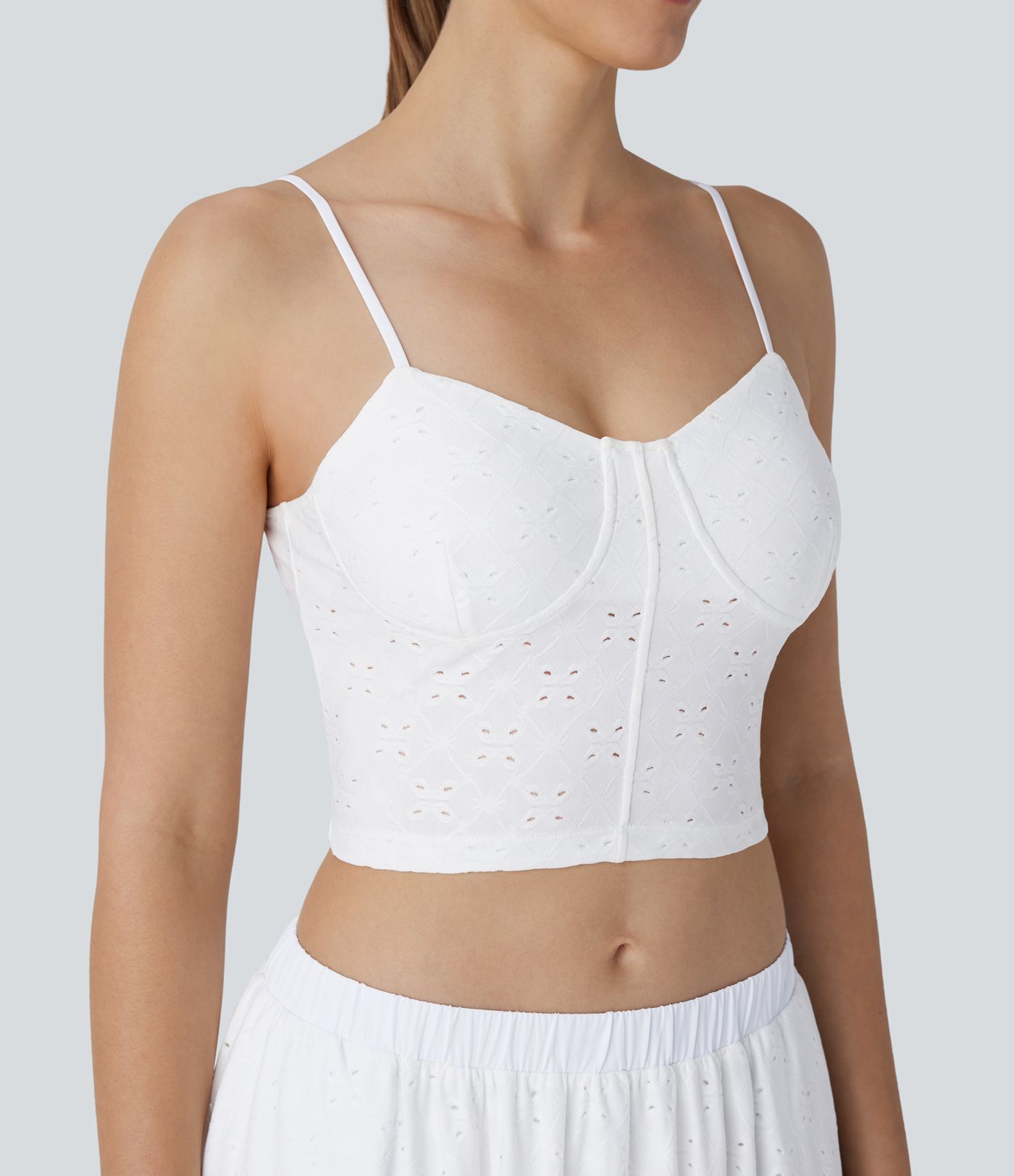 Top sin mangas sin espalda tirante ajustable resort