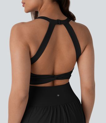 SoftlyZero™ QuickDry  Tummy Control 2-in-1 Pocket Yoga Jumpsuit