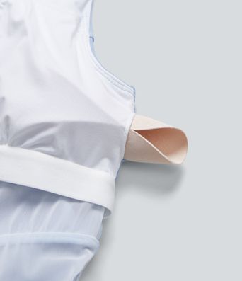 Breezeful™ SoCinched Corsé de Control de Abdomen 2 en 1 con Bolsillo Fluido de Secado Rápido para Tenis