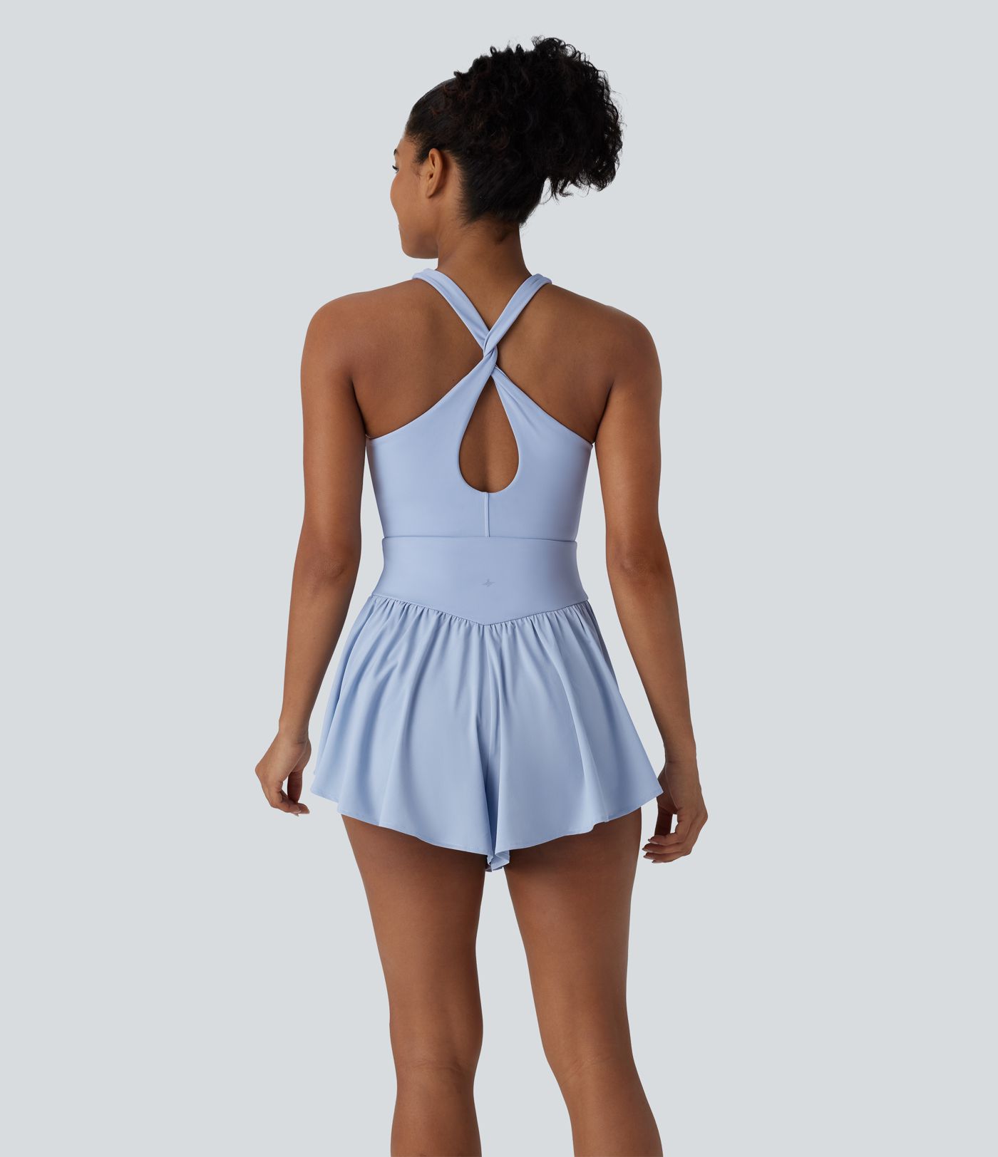 Breezeful™ SoCinched Corsé de Control de Abdomen 2 en 1 con Bolsillo Fluido de Secado Rápido para Tenis