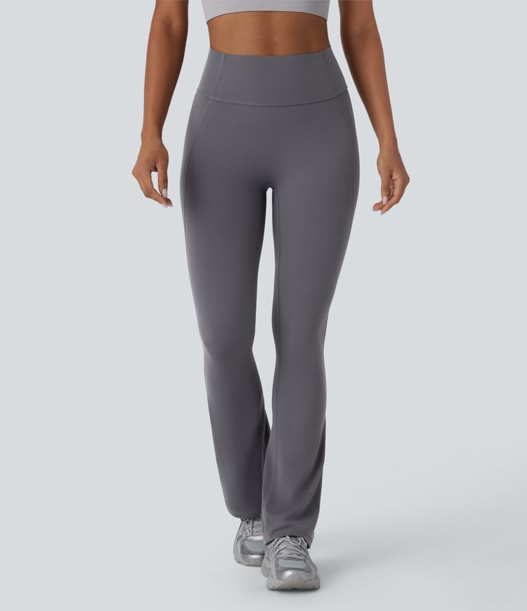 Halara UltraSculpt™ SoCinched High Waisted Tummy Control Yoga Bootcut Leggings with Pockets